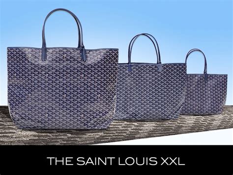 goyard st louis tote small size|goyard saint louis gm price.